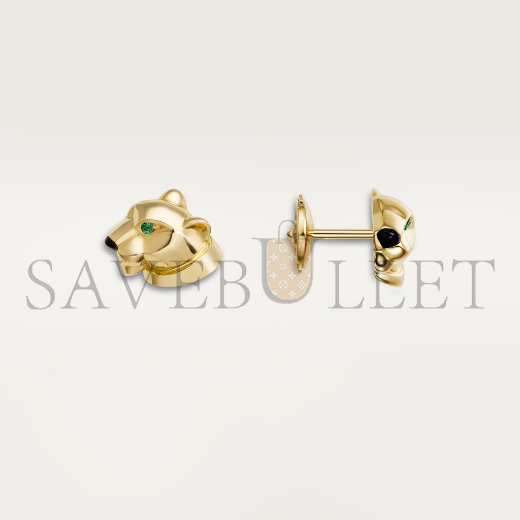 Ca*t*er panthÈre yellow gold de Ca*t*er earrings b8043900